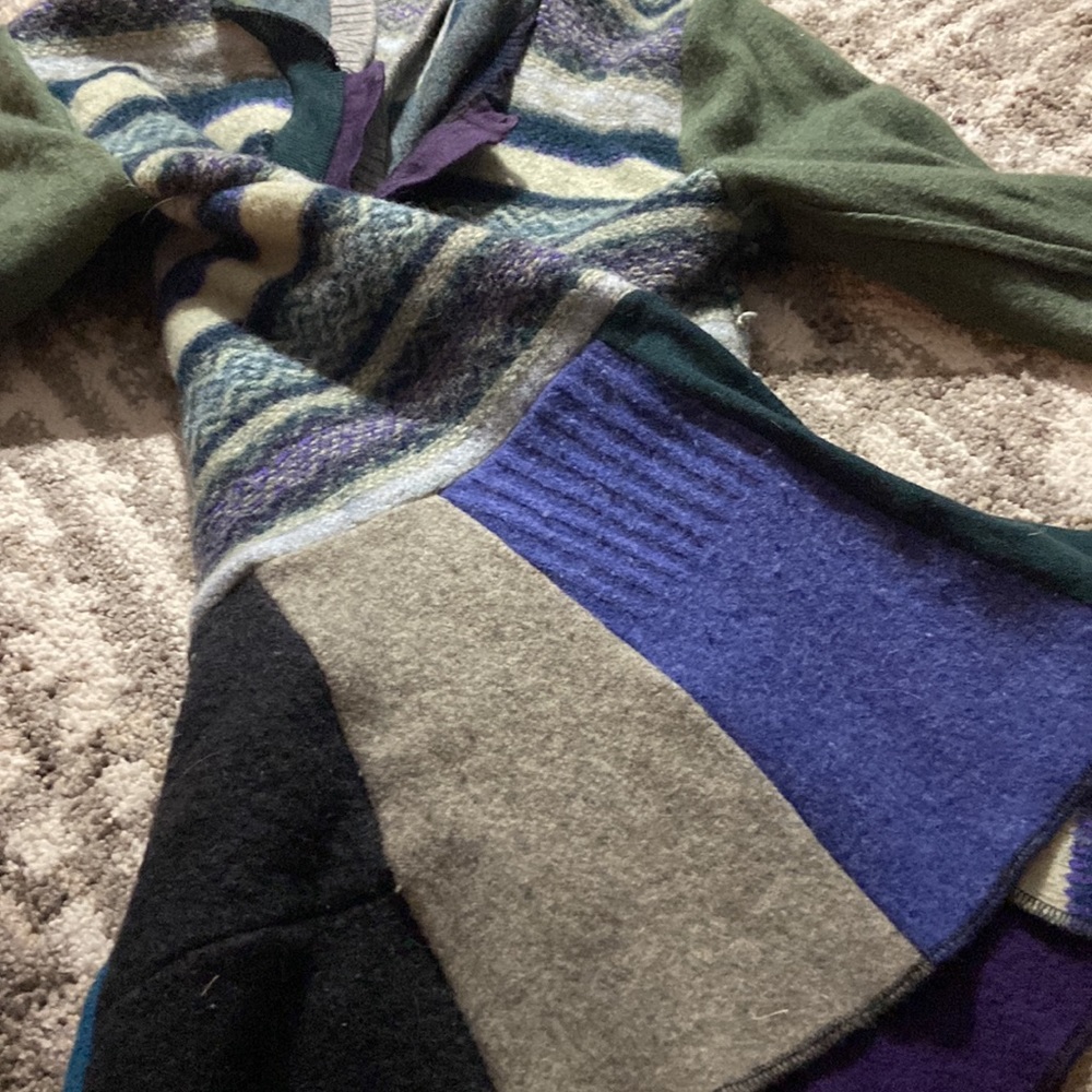 Handmade patchwork sweater size small - Picture 5 of 5